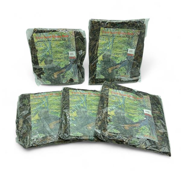 Tree Leaf Camo Suit Size XXL X 5 Qty Includes Jacket, Pants and Mask
