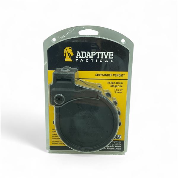 Adaptive Tactical Sidewinder Venom 12 Ga, 2-3/4" 10 Round Drum Magazine
