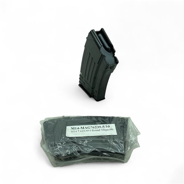 M14 7.62x39, 5 Round Metal Magazine X 2 Qty