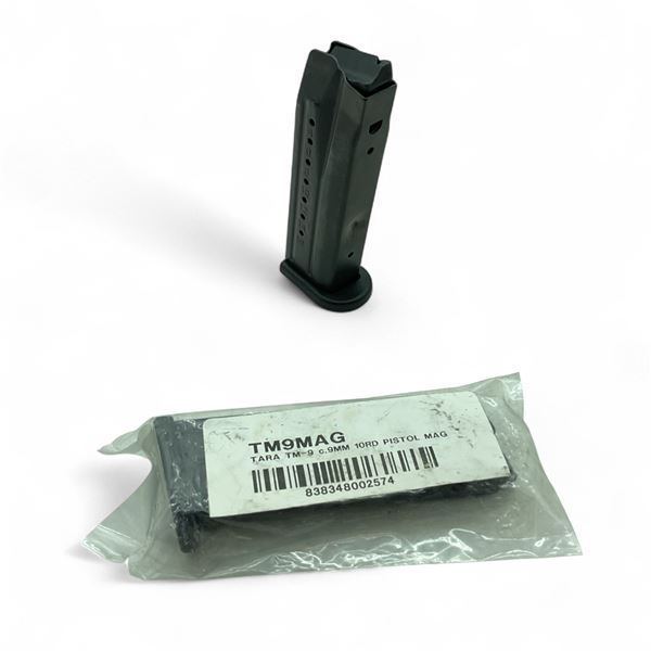 Tara TM-9 9mm, 10 Round Magazine X 2 Qty