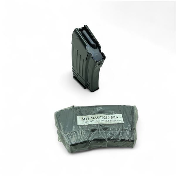 M14 7.62x39, 5 Round Metal Magazine X 2 Qty