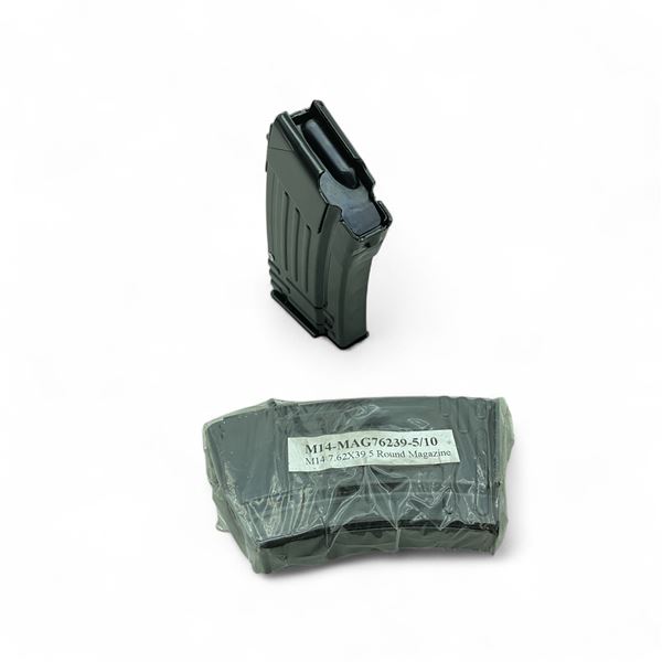 M14 7.62x39, 5 Round Metal Magazine X 2 Qty