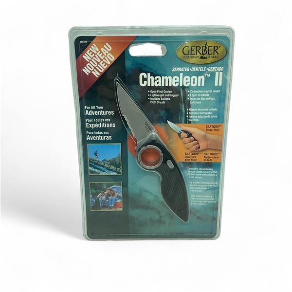 Gerber Chameleon II 2.5" Folding Blade Knife with Sheath