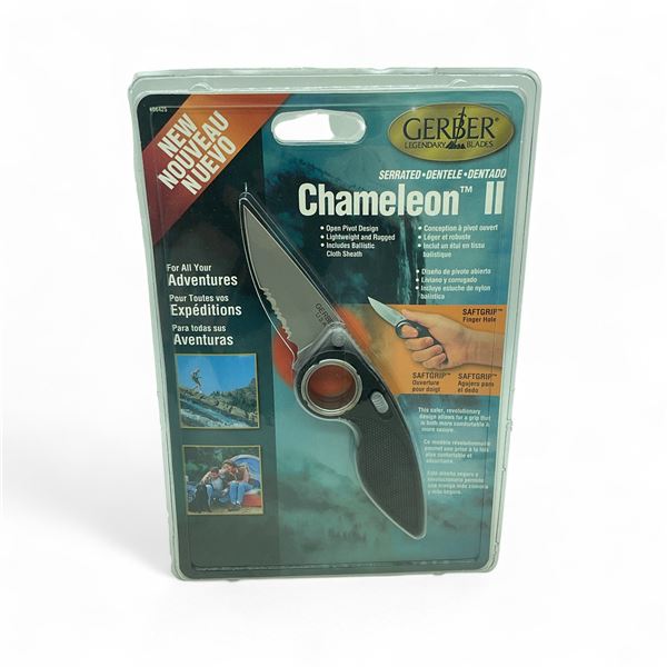 Gerber Chameleon II 2.5" Folding Blade Knife with Sheath