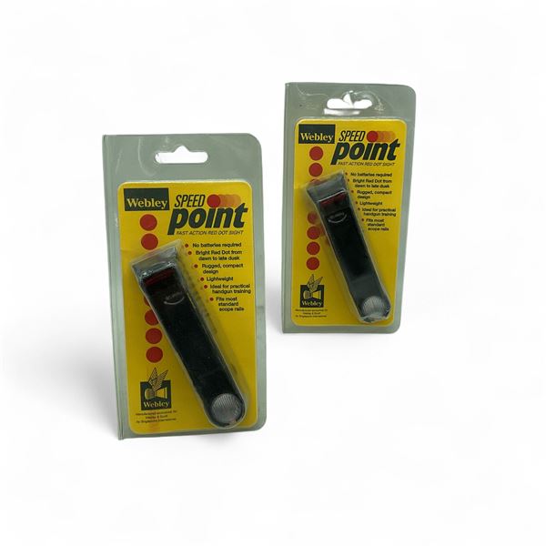 Webley Speed Point Fast Action Red Dot Sight X 2 Qty