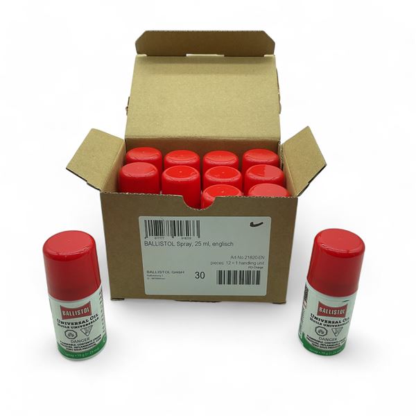 Ballistol Universal Oil Spray, 25 ml Bottle X 12 Qty