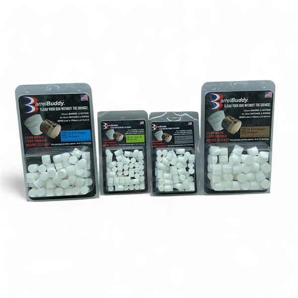 Assorted Shotgun Barrel Buddy Barrel Cleaners X 4 Packages