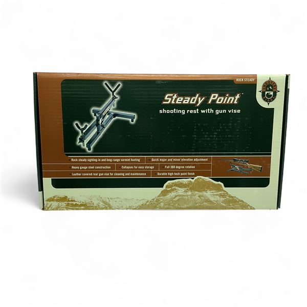 Shooter's Ridge 'Steady Point' Shooting Rest with Gun Vise