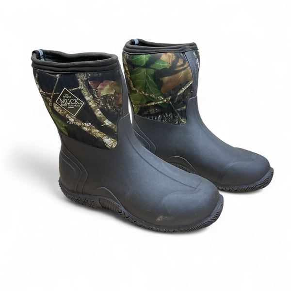 Muck Boots Kids Fieldblazer All Terrain Sport Boot, Mossy Oak Break-Up Camo, Youth Size: 6