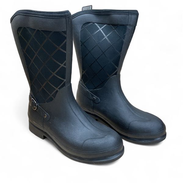 Muck Boots Pacy Mid Equestrian Inspired Women's Boot, Mid Height, Black, Size: 10