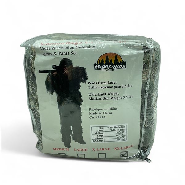 Parklands Camouflage Ghillie Suit, Size: 2X-Large
