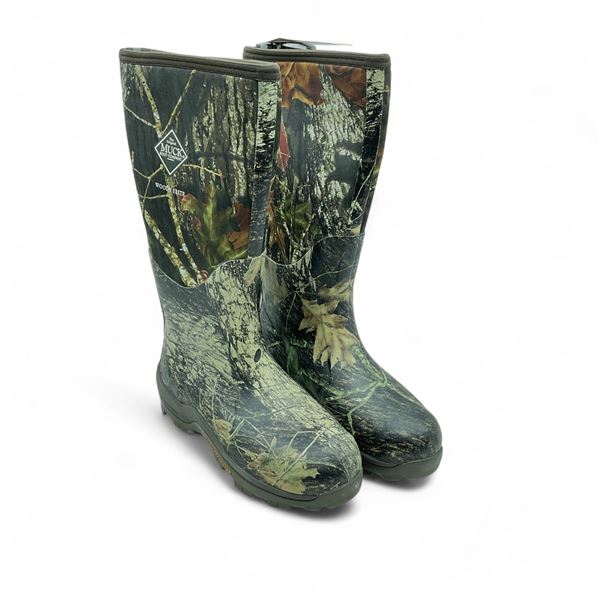 Muck Boots Woody Elite Stealth Premium Hunting Boots, New Mossy Oak Break Up Camo, Size: Men's 13
