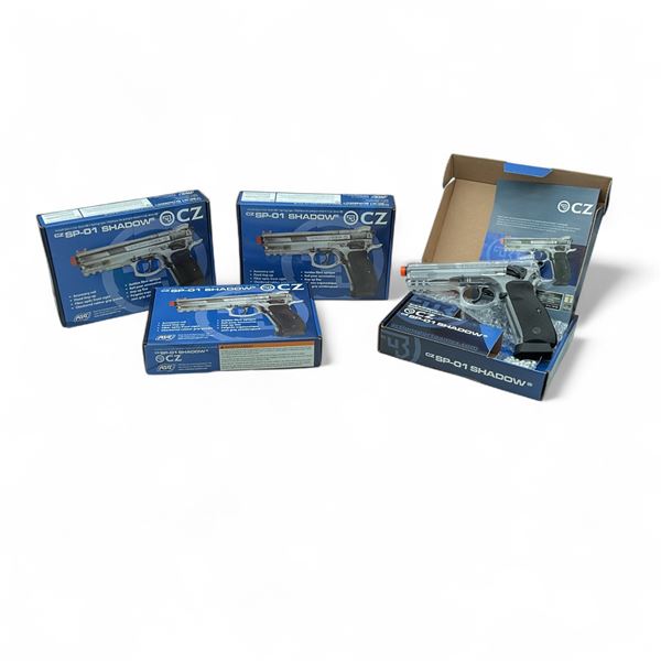 CZ SP-01 Shadow Airsoft Gun, 6mm BB Spring Type X 4 Qty