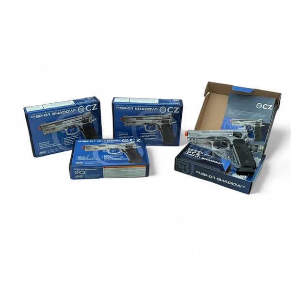 CZ SP-01 Shadow Airsoft Gun, 6mm BB Spring Type X 4 Qty