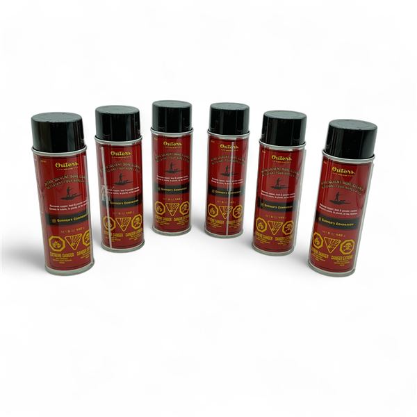 Outers Nitro Solvent Bore Cleaner, 5 oz Bottle X 6 Qty