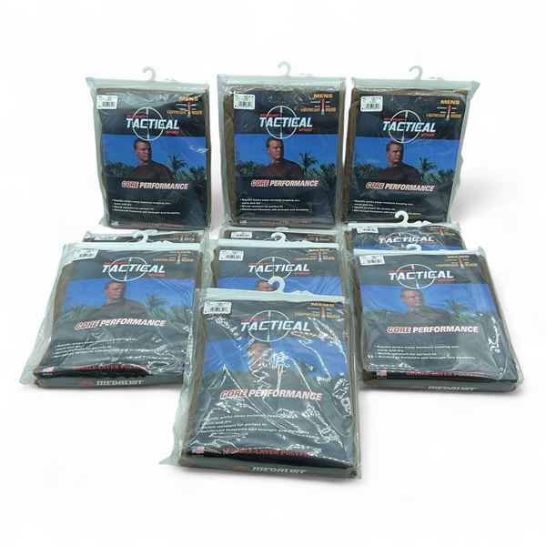 Medalist Tactical Shield Core Performance Long Sleeve Shirt, Tan, Size: Extra-Large X 10 Qty