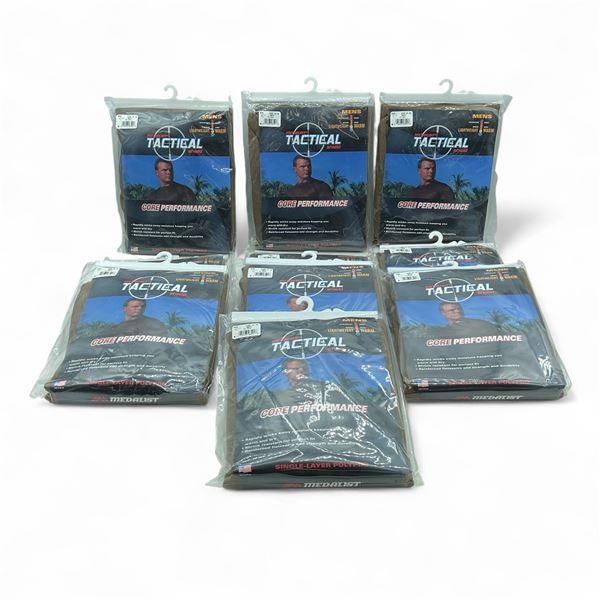 Medalist Tactical Shield Core Performance Long Sleeve Shirt, Tan, Size: Extra-Large X 10 Qty