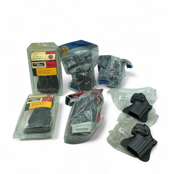 Assorted Holsters and Accessories X 7 Qty
