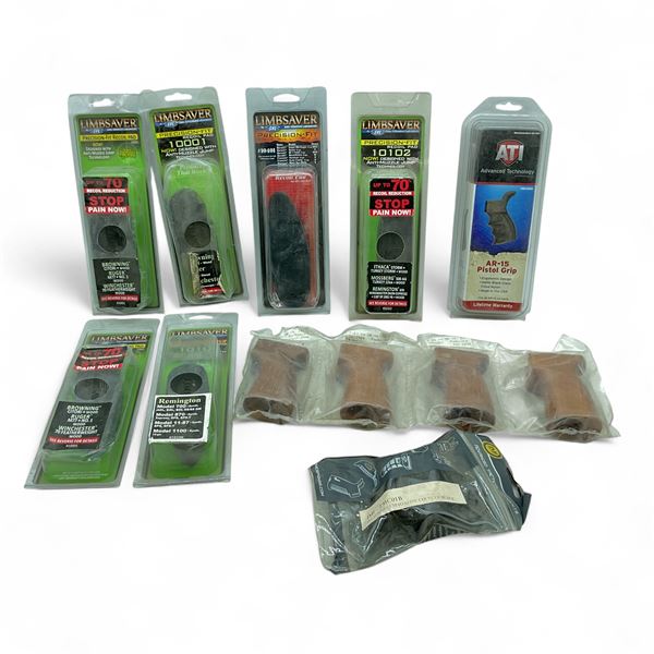 Assorted Firearm Grips, Butt Pads and Accessories