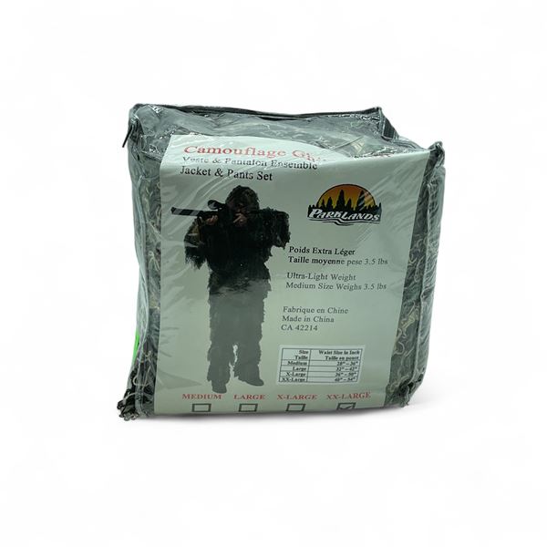 Parklands Camouflage Ghillie Suit, Size: 2X-Large