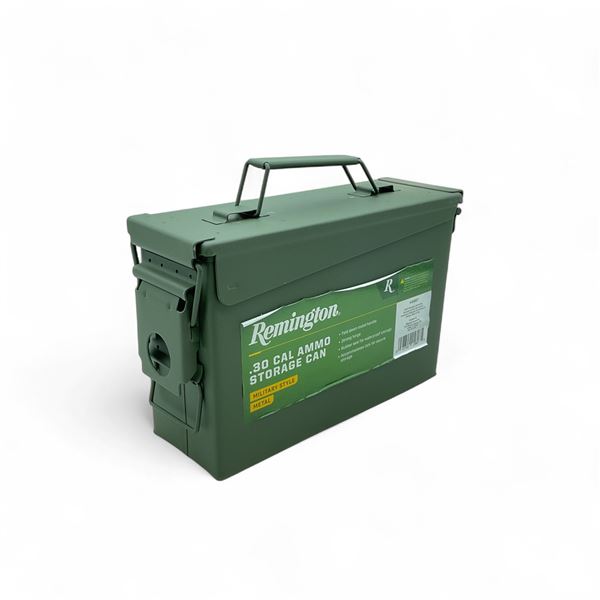 Remington .30 Cal Metal Ammunition Storage Can 10.75" x 4" x 7"
