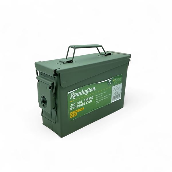 Remington .30 Cal Metal Ammunition Storage Can 10.75" x 4" x 7"