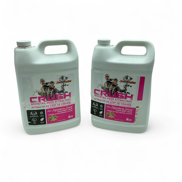 Anilogics Crush Whitetail Deer Attractant, Sugar Beet Liquid, 1 Gallon X 2 Qty