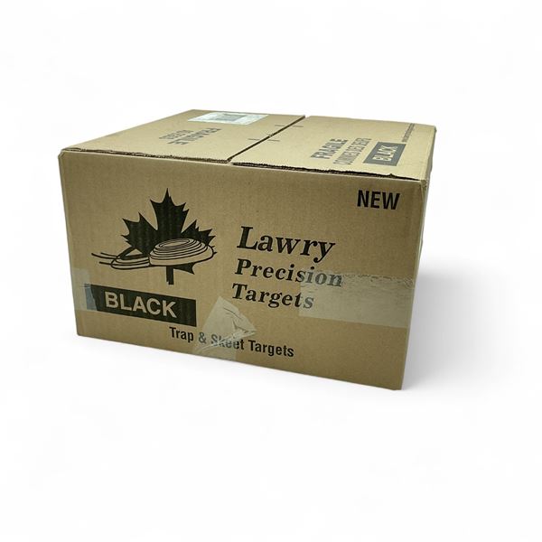 Lawry Trap and Skeet Targets, Black, 135 Pieces