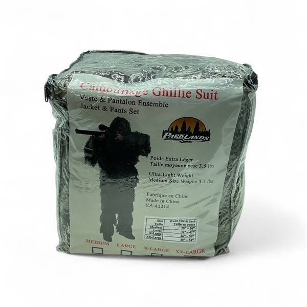 Parklands Ghillie Suit Size XXL, Jacket and Pants Set