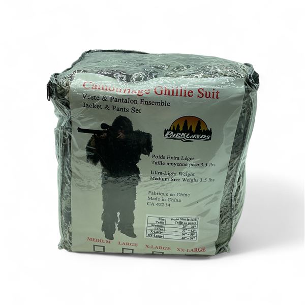 Parklands Ghillie Suit Size XXL, Jacket and Pants Set