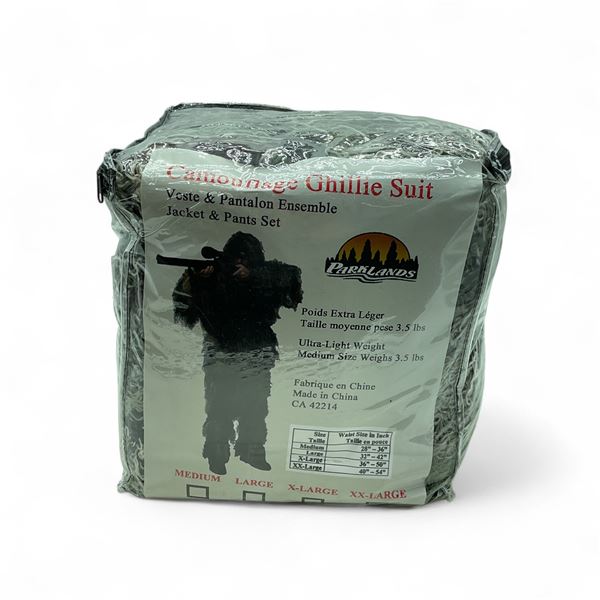 Parklands Ghillie Suit Size XXL, Jacket and Pants Set