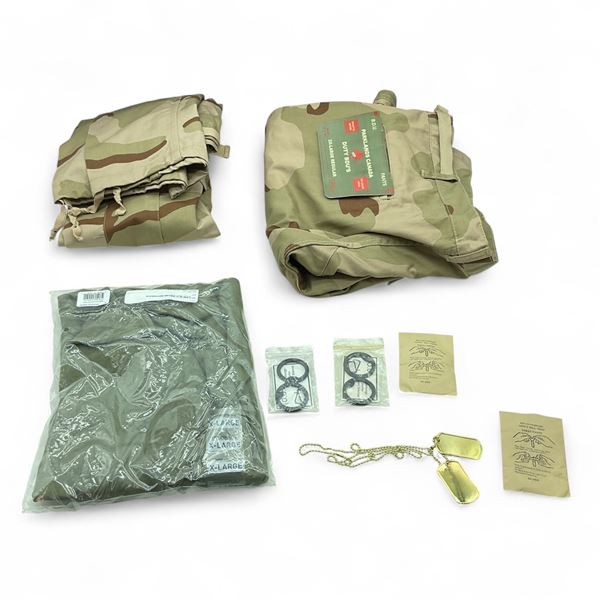 Magpul T-Shirt Size XL, Safety Ball Chains, Silencers, Parklands Duty BDU Pants Size 3XL Reg X 2 Qty