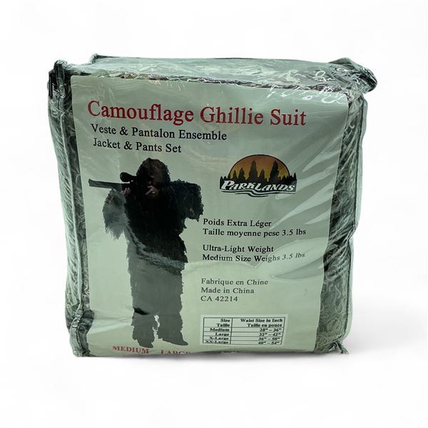 Parklands Ghillie Suit Size XXL, Jacket and Pants Set