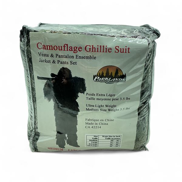 Parklands Ghillie Suit Size XXL, Jacket and Pants Set