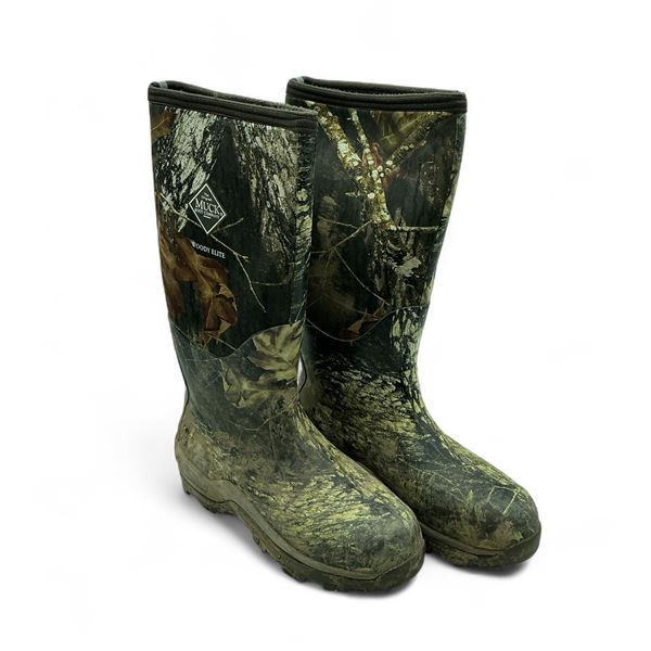 Muck Woody Elite Stealth Premium Hunting Boot , Men's Size 11, Women's Size 12 in New Mossy Oak