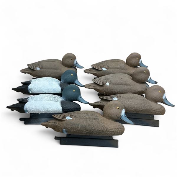 Flambeau Weighted Keel Magnum Blue Bill Duck Decoys X 6 Qty