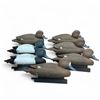 Image 1 : Flambeau Weighted Keel Magnum Blue Bill Duck Decoys X 6 Qty