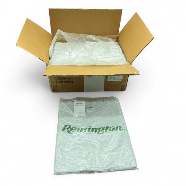 Remington Logo T-Shirts in Heather X 16 Qty