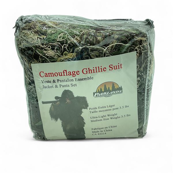 Parklands Ghillie Suit Size XXL Jacket and Pant Set