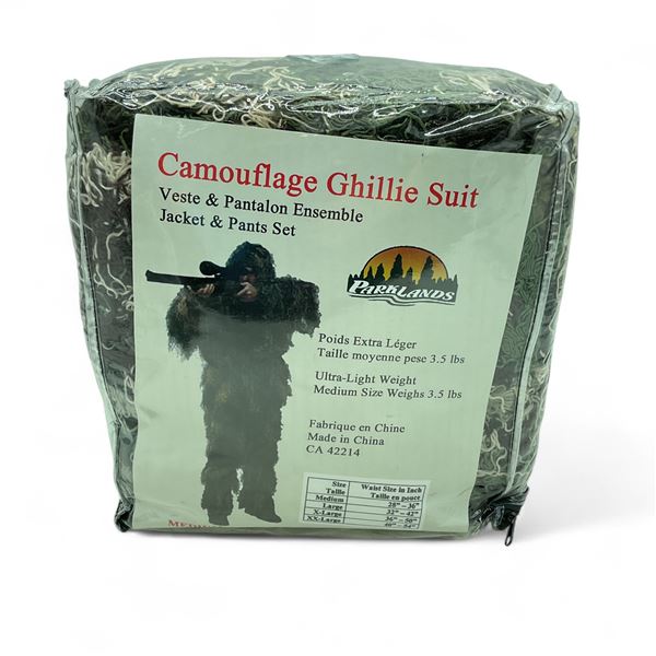 Parklands Ghillie Suit Size XXL Jacket and Pant Set