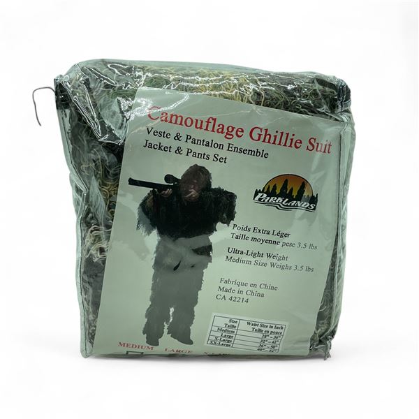 Parklands Ghillie Suit Size XXL Jacket and Pants Set