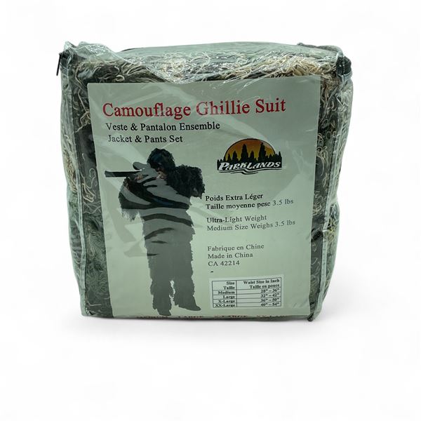 Parklands Ghillie Suit Size XXL Jacket and Pants Set