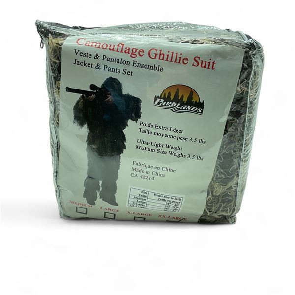 Parklands Ghillie Suit Size XXL Jacket and Pants Set