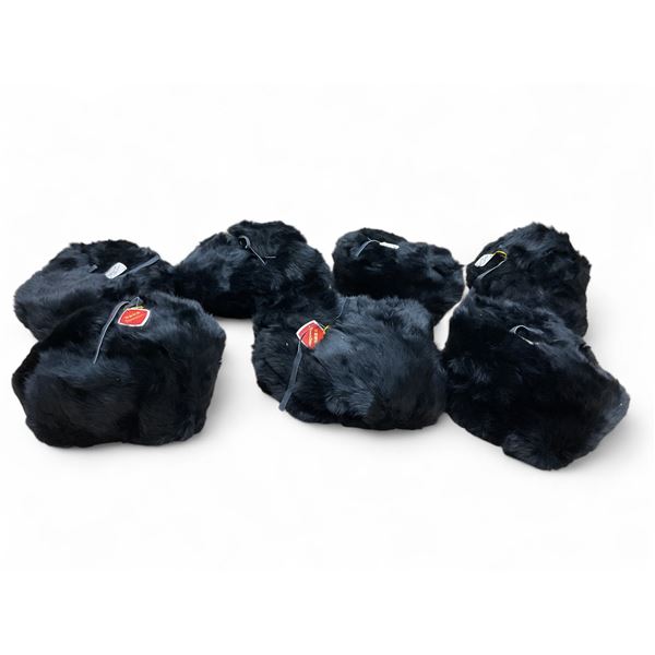 Yukon Fur Hats, Black X 7 Qty