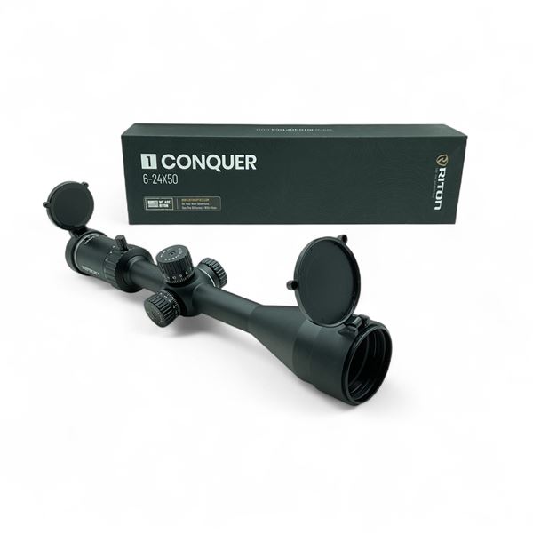 Riton 1 Conquer 6 - 24X 50 mm SFP Rifle Scope with R3 Reticle