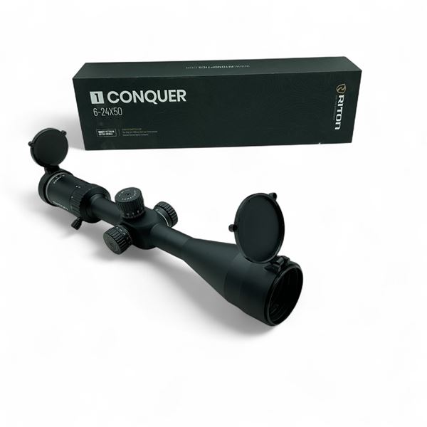 Riton 1 Conquer 6 - 24X 50 mm FFP Rifle Scope with MPSR Reticle