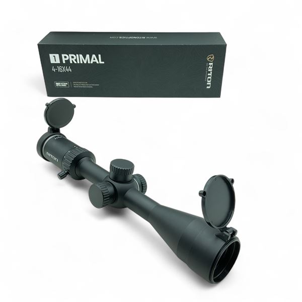 Riton 1 Primal 4 - 16X 44 mm SFP Rifle Scope with RUT Reticle