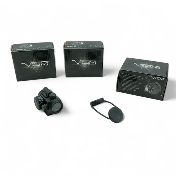 VISM Micro Green Dot with Integrated Red Laser X 3 Qty