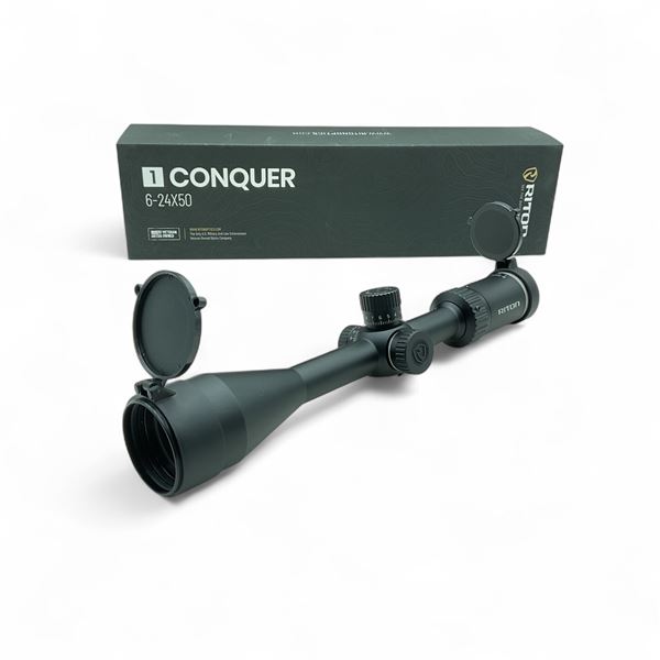 Riton 1 Conquer 6 - 24X 50 mm SFP Rifle Scope with R3 Reticle
