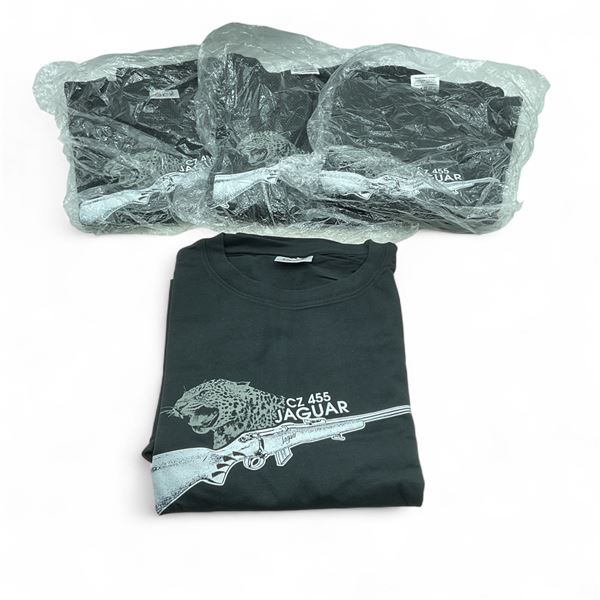 CZ 455 Jaguar T-Shirt Size Large X 4 Qty
